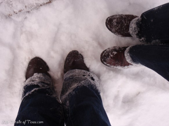 snow in texas