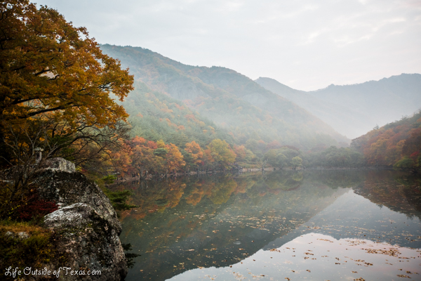 Jusanji Korea at sunrise