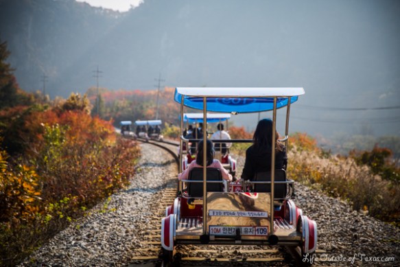 Exploring Beautiful Gangwon Province by Rail Bike