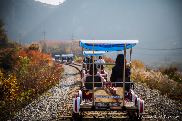 Exploring Beautiful Gangwon Province by Rail Bike